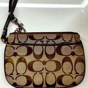 Vintage Coach Wristlet